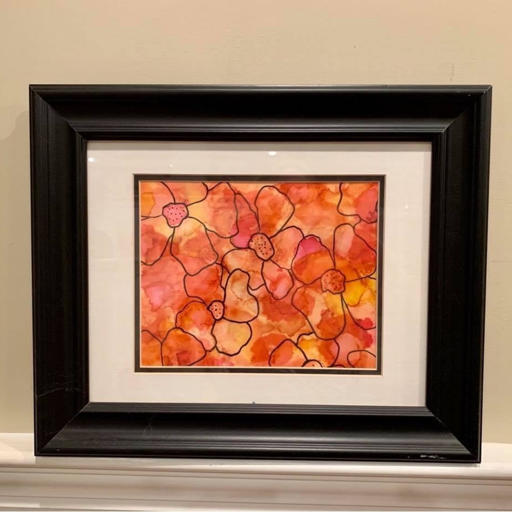 Framed Floral Art Print